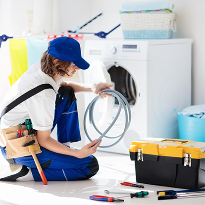 Technician Preparing the Tools — Appliance Services Repair in Singapore